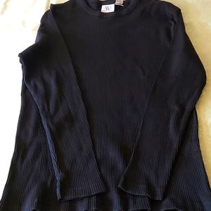 Woman sweater, brand NWB casual, black,  knit sweater, 100% cotton